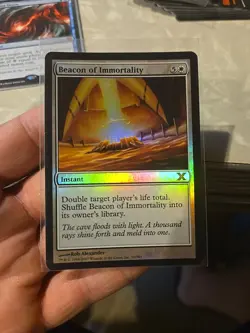 MTG Beacon of Immortality 10th Edition Foil NM/M Never Played - Image 1