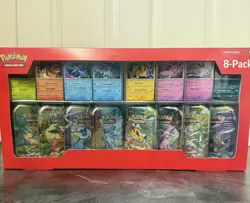 Pokemon TCG: Prismatic Evolutions Costco Mini Tins 8 Pack - New & Sealed - Image 1