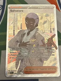 Temporal Forces - Salvatore 202/162 - Ultra Rare - Holo Full Art - Pokemon Mint - Image 1