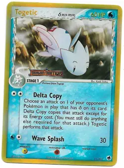 Togetic [Reverse Holo] #11 Pokemon Dragon Frontiers - Image 1