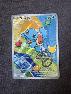Pokemon TCG Squirtle 039 First Partner Illustration Promo #039 - Image 1