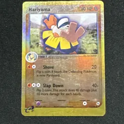 Hariyama 33/109 Ex Ruby and Sapphire Base Reverse Holo 2003 Pokemon Card - Image 1