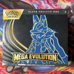 Pokemon TCG: Mega Evolution Elite Trainer Box (ETB) Lucario - New/Factory Sealed - Image 1