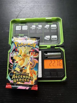 Pokemon TCG Mega Evolution Ascended Heroes Heavy 22.76 Sealed Booster Pack - Image 1