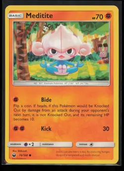 Meditite 76/168 Pokemon Celestial Storm Common Near Mint - Image 1