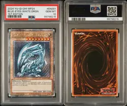 2024 YU-GI-OH! MP24-EN001 BLUE-EYES WHITE DRAGON 1st EDITION 25TH PSA 10 - Image 3