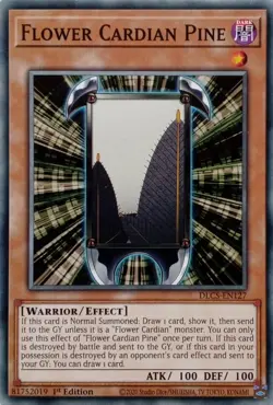 DLCS-EN127 FLOWER CARDIAN PINE COMMON 1ST EDITION YuGiOh CARD - Image 1
