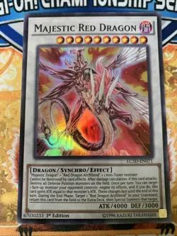 Yugioh Majestic Red Dragon 2014 LC5D-EN071 1st Edition NM - Image 1