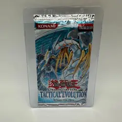 Yugioh Tactical Evolution Unlimited Edition Sealed Booster Pack Unweighed - Image 1