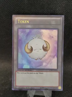 Lamb Token (White) (LC04-EN008) Limited Edition - Ultra Rare - Light Play - Image 1