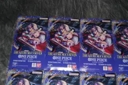 Lot of 10 - One Piece OP14 OP-14 The Azure Sea’s Seven Sleeved Booster Pack - Image 2