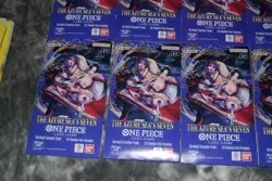 Lot of 10 - One Piece OP14 OP-14 The Azure Sea’s Seven Sleeved Booster Pack - Image 4