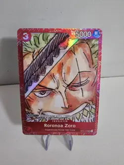 One Piece TCG Roronoa Zoro Premium Collection Film Red ST01-013 Promo Card NM - Image 1