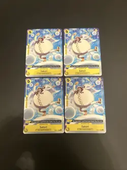 One Piece Card Game - OP05-105 - Satori - 4 x Welcome Pack Promo Play Set - Image 1