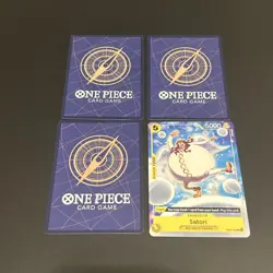 One Piece Card Game - OP05-105 - Satori - 4 x Welcome Pack Promo Play Set - Image 2