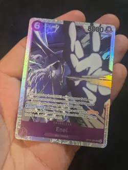 One Piece Adventure on Kami's Island Enel OP15-060 Super Rare SR NM - Image 2