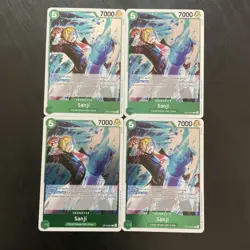 Sanji OP13-027 Character English Bandai One Piece Card Game x4 - Image 1