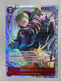 Roronoa Zoro EB04-007 SR One Piece OP15 Adventure on KAMI’s Island English - Image 1
