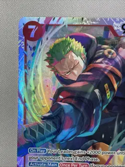 Roronoa Zoro EB04-007 SR One Piece OP15 Adventure on KAMI’s Island English - Image 2