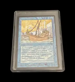 MAGIC THE GATHERING MTG - Arabian Nights - MERCHANT SHIP - Uncommon - Image 3