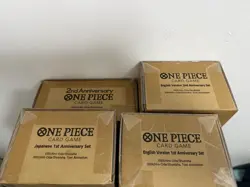 One Piece 1st Anniversary And 2nd Anniversary Set. English And Japanese Versions - Image 1