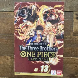 ONE PIECE TCG THE THREE BROTHERS ULTRA DECK BOX ST-13 NEW SEALED - Image 1
