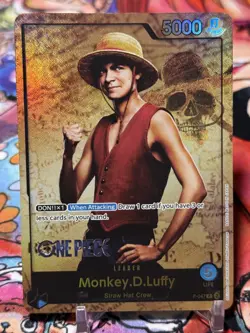 MONKEY D LUFFY - One Piece P-047 - PROMO Leader - Premium Collection Live Action - Image 1