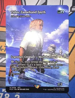 MTG (FCA) - Tidus, Zanarkand Fayth - Thrasios, Triton Hero (Showcase) - REG NM - Image 1
