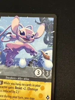 Disney Lorcana Winter spell Angel Experiment 624 Legendary 191/204 - Image 4