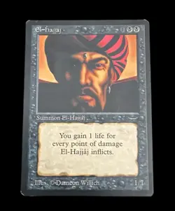 MAGIC THE GATHERING MTG - Arabian Nights - EL HAJJAJ - Rare - Image 1