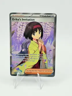 Erika's Invitation - Pokemon Scarlet & Violet 151 196/165 Full Art Ultra Rare - Image 1