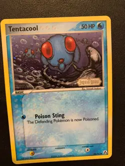 Pokemon Card - Tentacool Legend Maker 66/92 Reverse Holo Stamped - Image 1