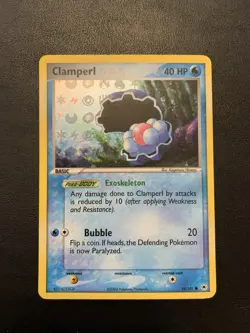 Pokemon Clamperl 58/101 Hidden Legends Reverse Holo 2004 NM - Image 1