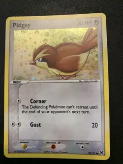 Pokemon TCG Pidgey Card 73/112 FireRed & LeafGreen Reverse Holo - Image 1