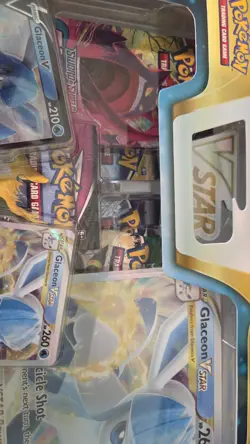 Pokemon TCG Glaceon Vstar Special Collection (Factory Sealed) 2x Evolving Skies - Image 4