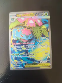 Pokemon TCG Mega Evolutions, Mega Venusaur Ex, Full Art Holo, 155/132 - Image 1