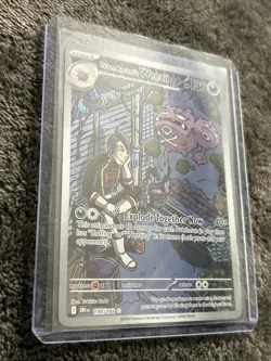 Pokemon TCG - Team Rocket's Weezing 199/182 Destined Rivals Holo IR - Image 3