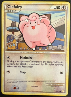 Pokemon TCG Clefairy Heartgold & Soulsilver 60/123 Regular LP - Image 1