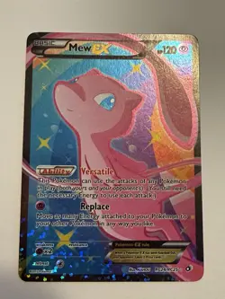 Pokemon TCG Mew EX RC24/RC25 Legendary Treasures Full Art MP - Image 1