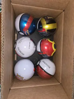 SEALED x6 Pokemon TCG Pokeball Tins - 18 Booster Packs Costco - Image 1