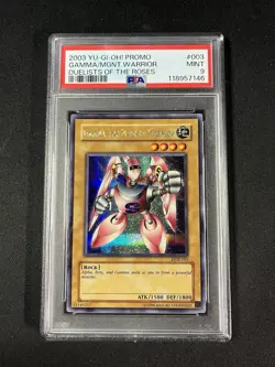 2003 YU-GI-OH! PROMO DUELISTS OF THE ROSES #003 GAMMA THE MAGNET WARRIOR PSA 9 - Image 1