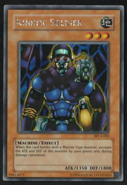 Kinetic Soldier WC4-002 - YuGiOh World Championship Tournament 2004 - Rare, NM - Image 1