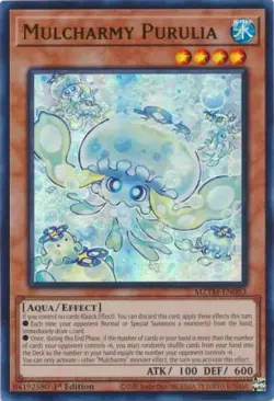 Yugioh! Mulcharmy Purulia - MZTM-EN083 - Ultra Rare - 1st Edition Near Mint, Eng - Image 1