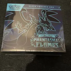 Pokemon Phantasmal Flames elite trainer box ETB New Sealed slight corner tear - Image 1
