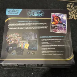 Pokemon Phantasmal Flames elite trainer box ETB New Sealed slight corner tear - Image 4