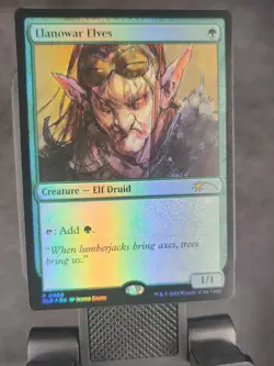 FOIL Llanowar Elves Secret Lair 0800 NM x1 MTG Magic: the Gathering - Image 1
