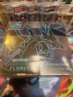 Phantasmal Flames Elite Trainer Box ETB Scarlet & Violet Pokemon Card New Sealed - Image 1