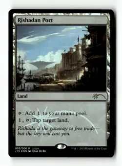 MTG | Rishadan Port | Judge Promos | Foil | Moderately Played | English - Image 1