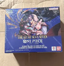 One Piece TCG OP-14 The Azure Sea's Seven Booster Box (New & Sealed) - Image 1