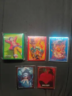 One Piece Card Sleeves (110) Devil Fruit Vol. 2 & 3 + ST-21 New Sealed - Image 1